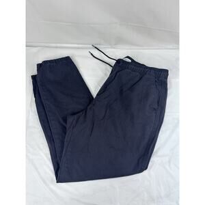 Old Navy Modern Jogger Pant Mens XL Blue Tapered Built In Flex Drawstring
